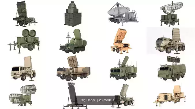 Big Radar  3D Model Collection