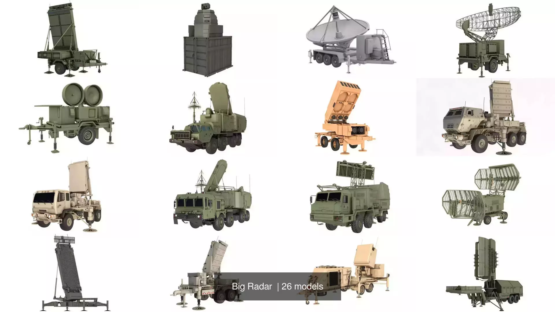 Big Radar  3D Model Collection_1