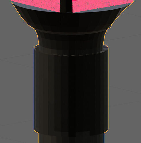 lampadaire-neon-rouge-design-noir-gris-blanc Low-poly 3D model