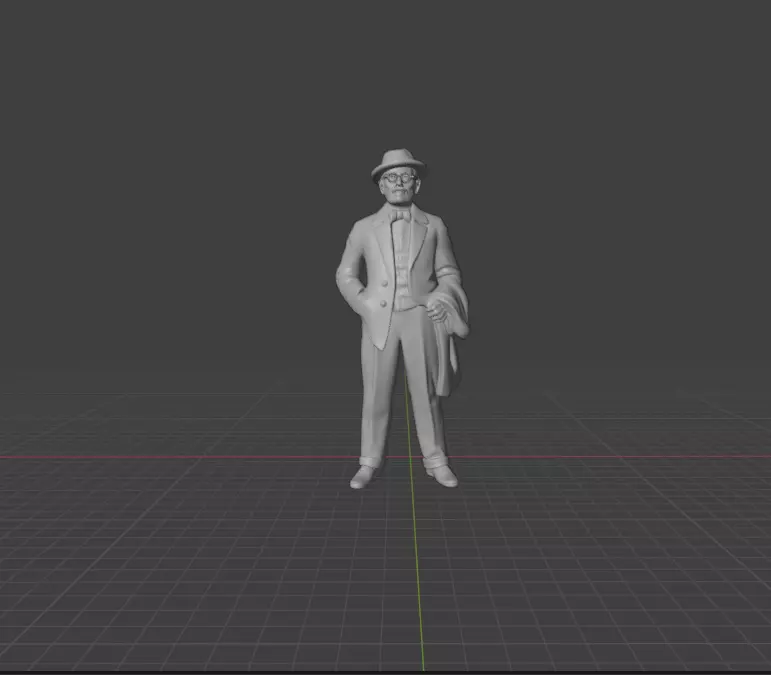 James Joyce 3D print model_0