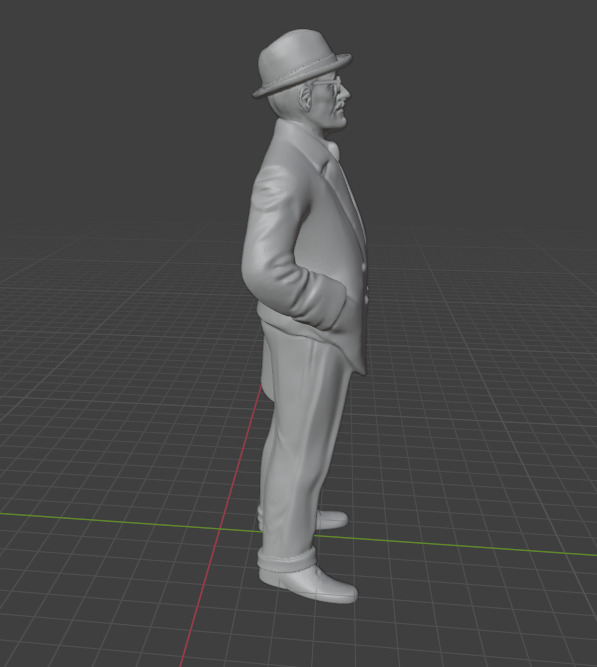 James Joyce 3D print model_30