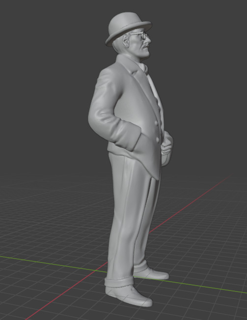 James Joyce 3D print model_29