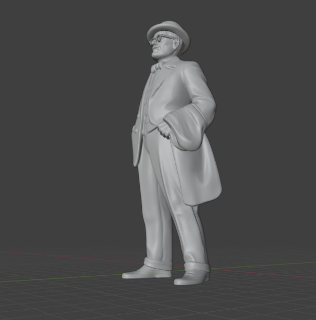 James Joyce 3D print model_8