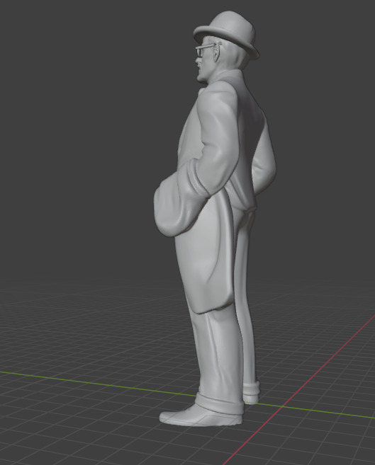James Joyce 3D print model_6