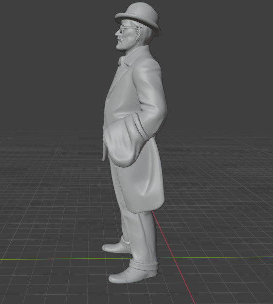 James Joyce 3D print model_7