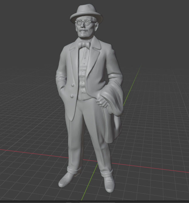 James Joyce 3D print model_2