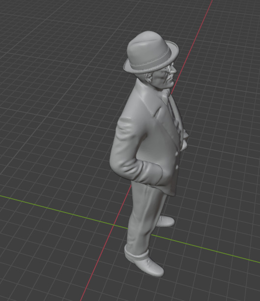James Joyce 3D print model_31