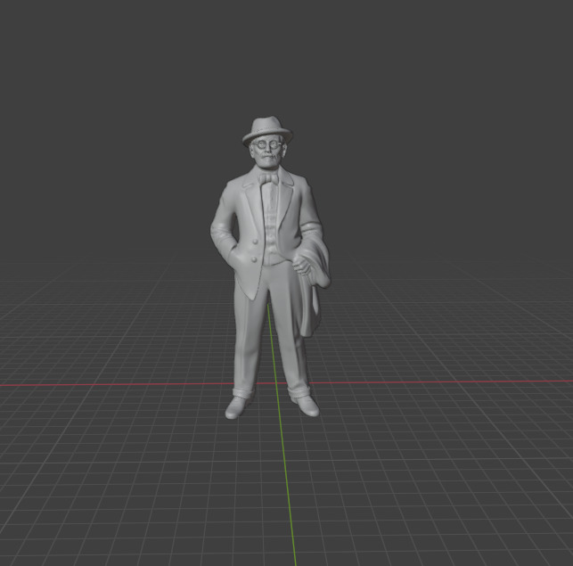 James Joyce 3D print model_1