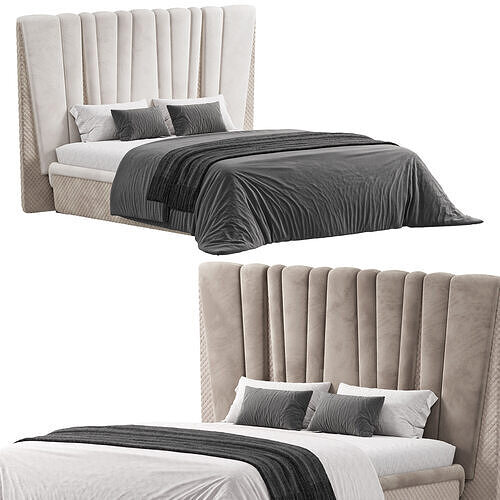 Majestic L Bed 3D model