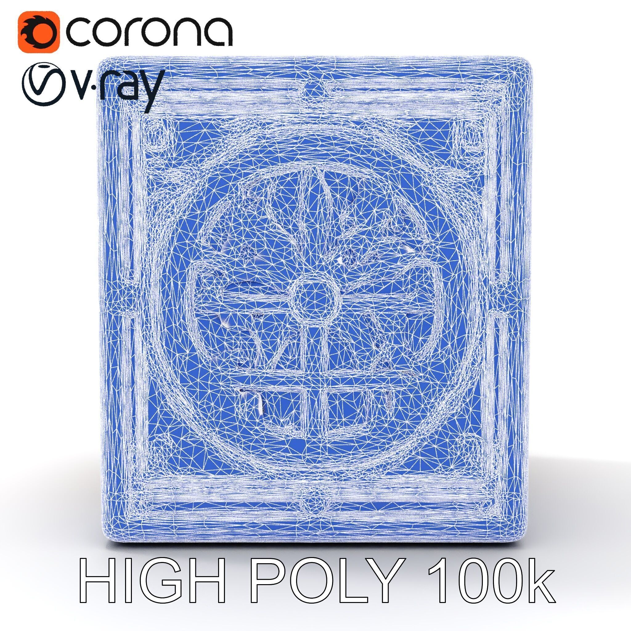 Steampunk Gear Cube Model Pack Low-poly 3D model_26