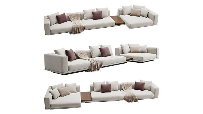 Sofa Horizonte 06 3D model