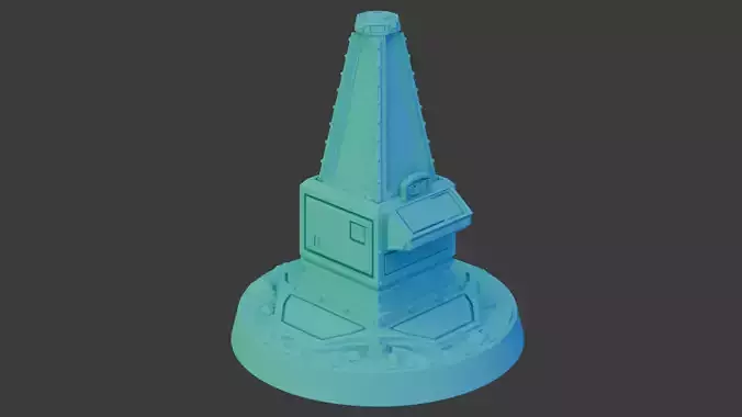 40mm Tactical Objective Marker 3D print model