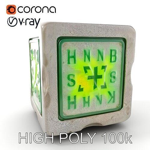 Mystical Glowing Cube Model Pack Texture