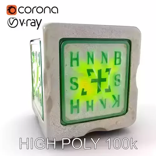 Mystical Glowing Cube Model Pack Texture