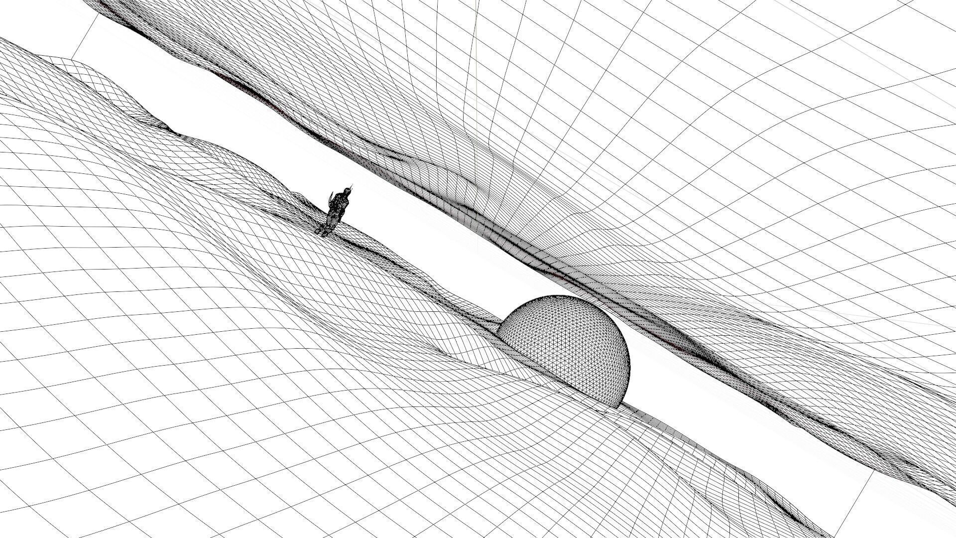 Animation Walking In a Sci-Fi Environment 3D model_10