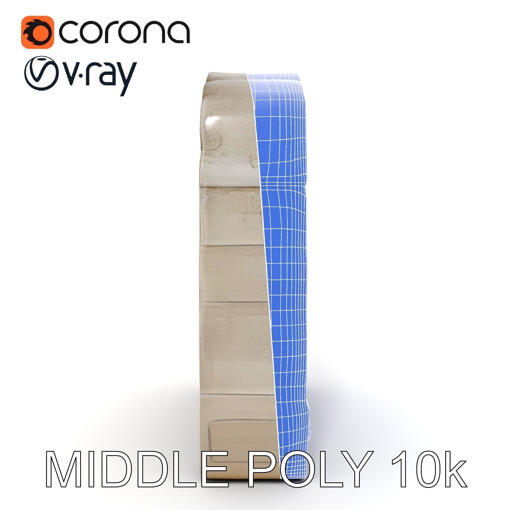 Fantasy Stone Door Model Pack Low-poly 3D model_31