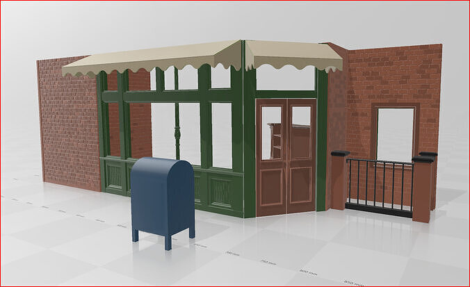 Central Perk Cafe Friends set 3D print model