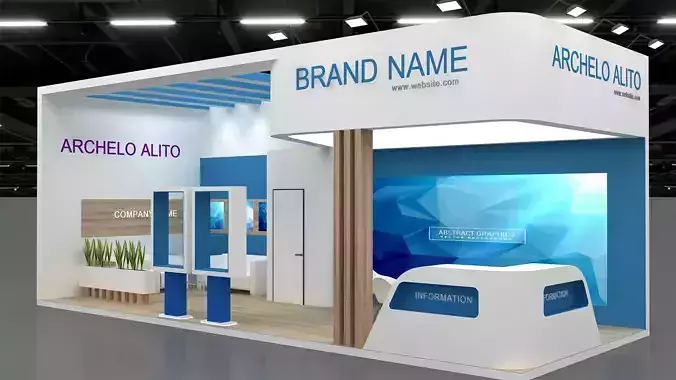 exhibition 3d 3D model