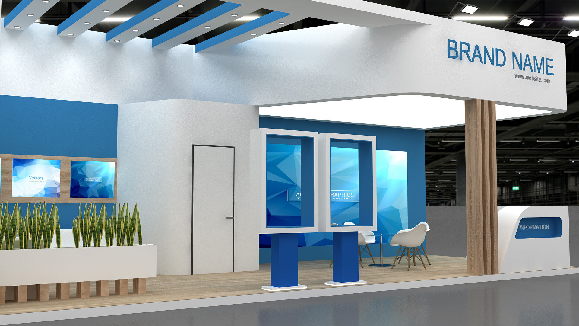 exhibition 3d 3D model_3