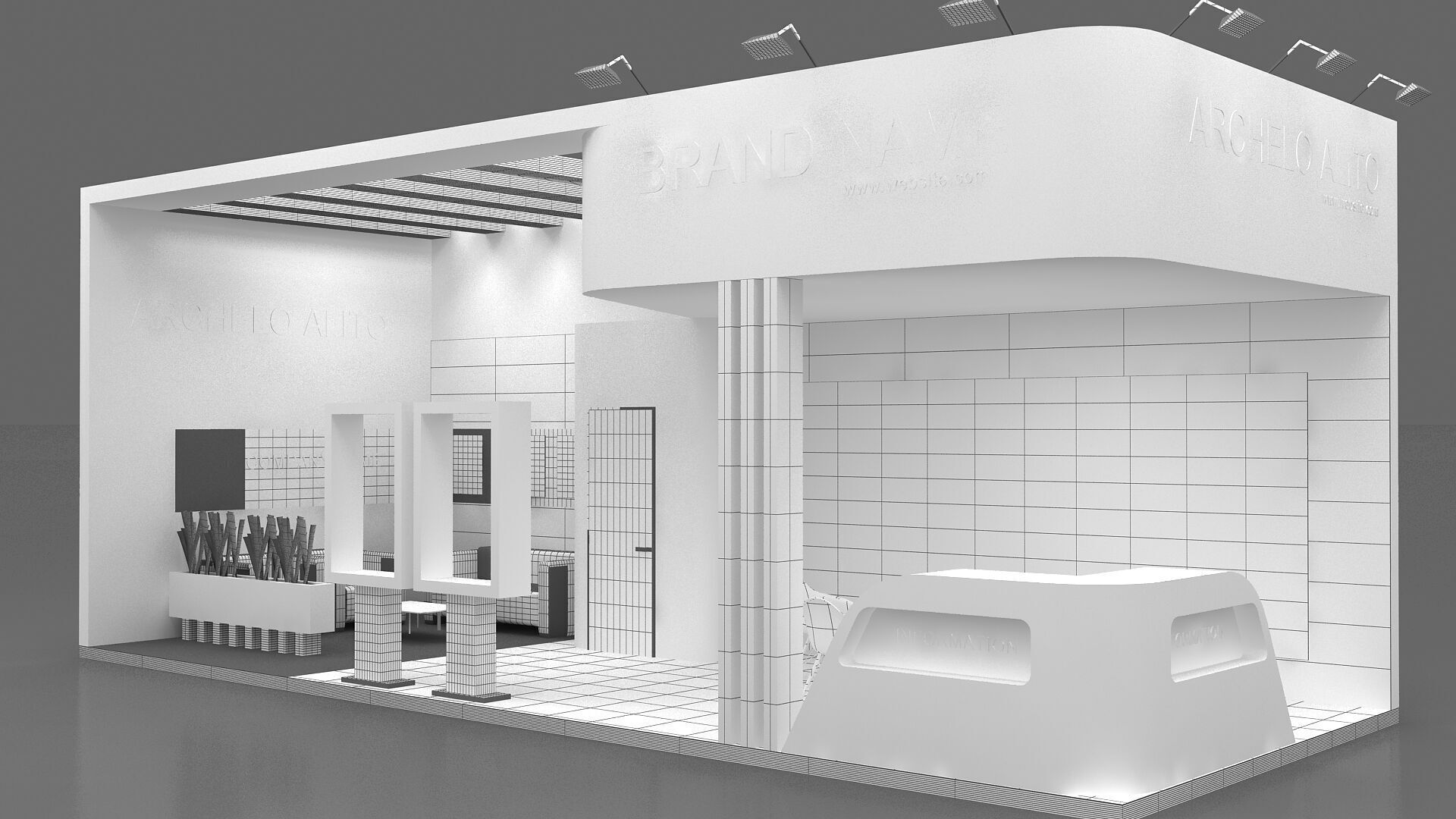 exhibition 3d 3D model_8