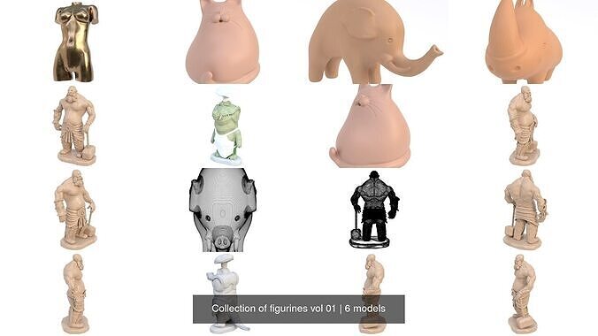 Collection of figurines vol 01 