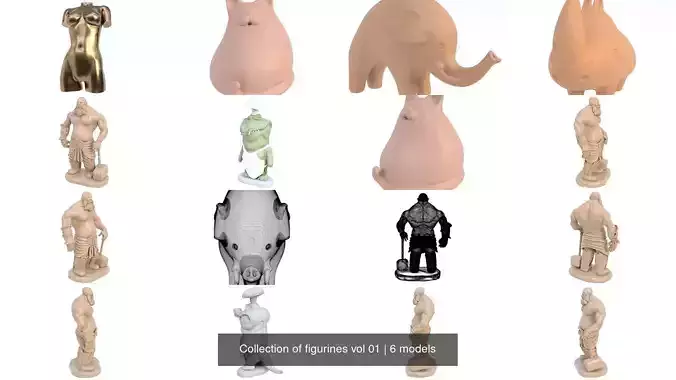 Collection of figurines vol 01 