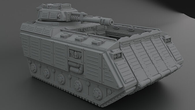 Apex Guardian Troop Transport Grim Dark style original Design 3D print model