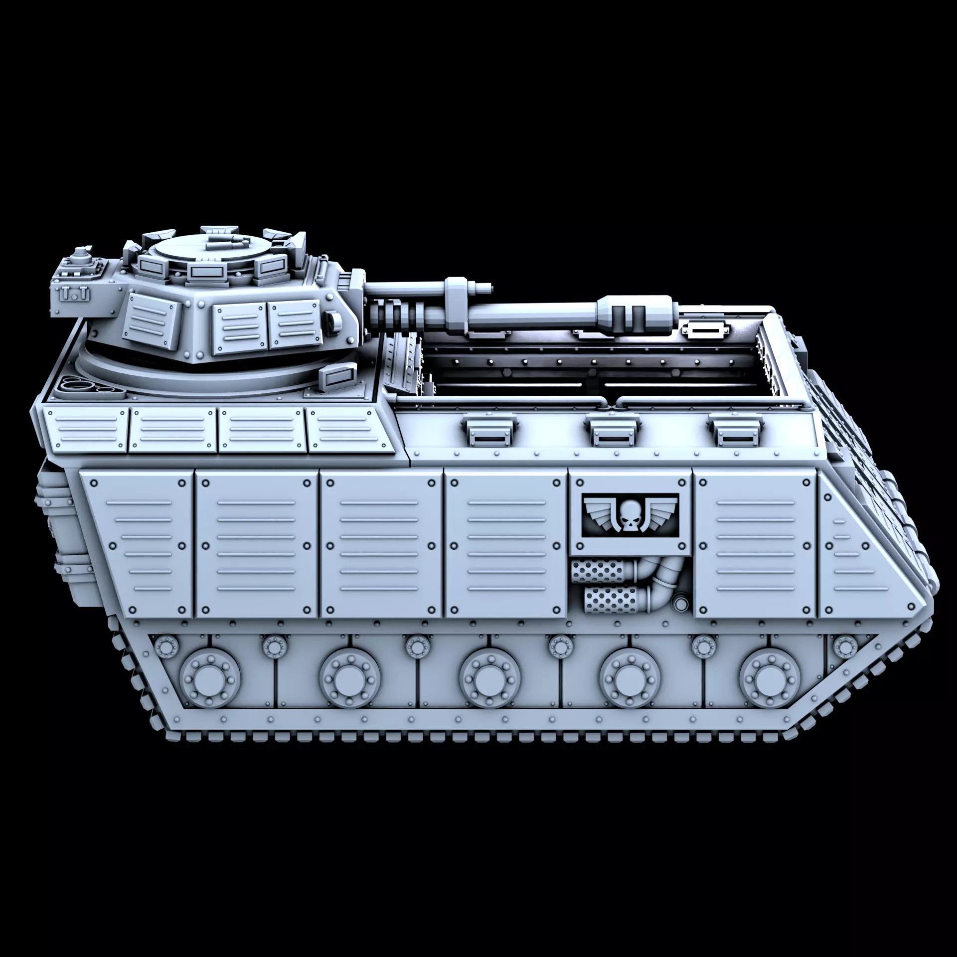 Apex Guardian Troop Transport Grim Dark style original Design 3D print model