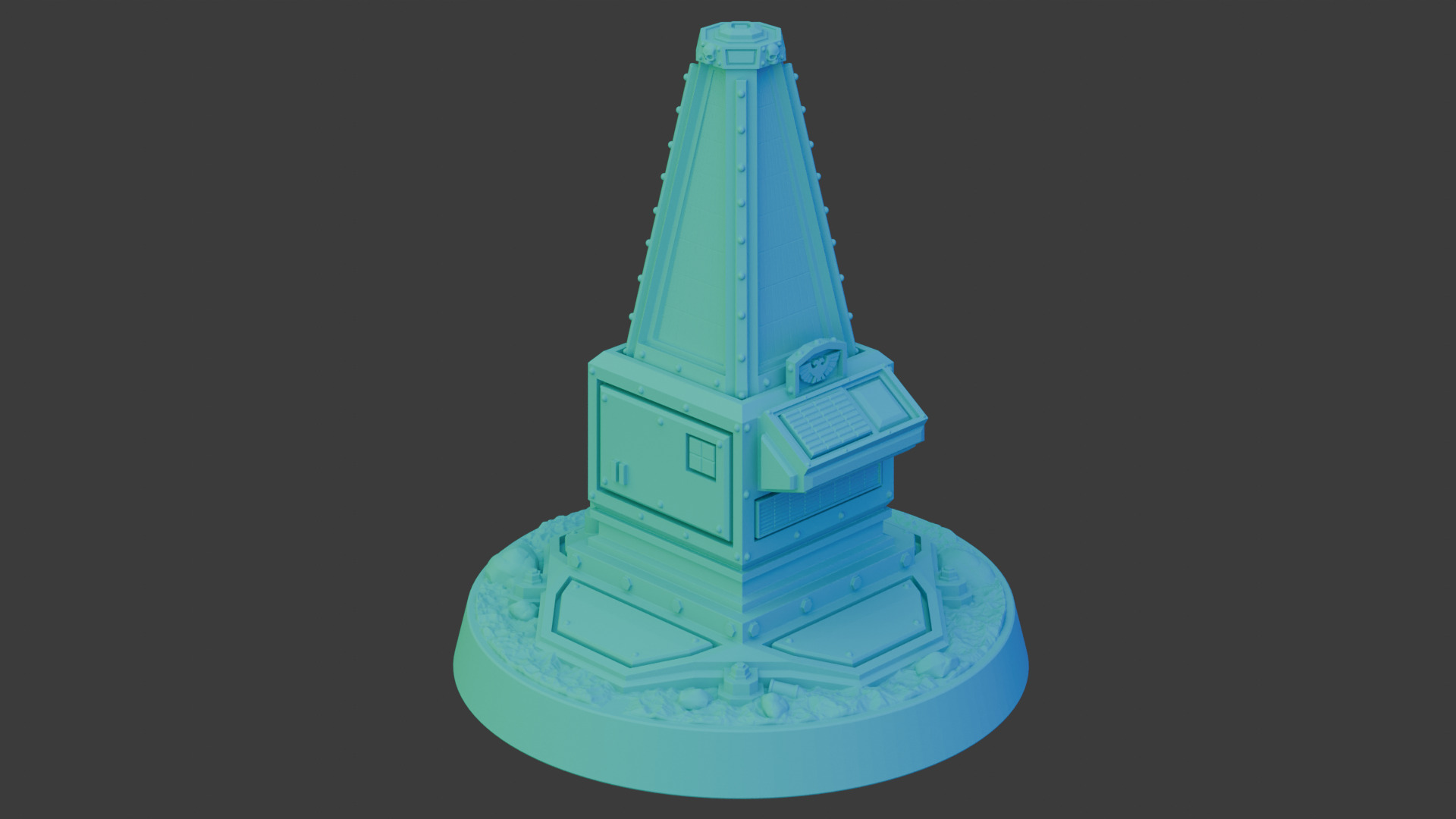 40mm Tactical Objective Markers BUNDLE 3D print model_3