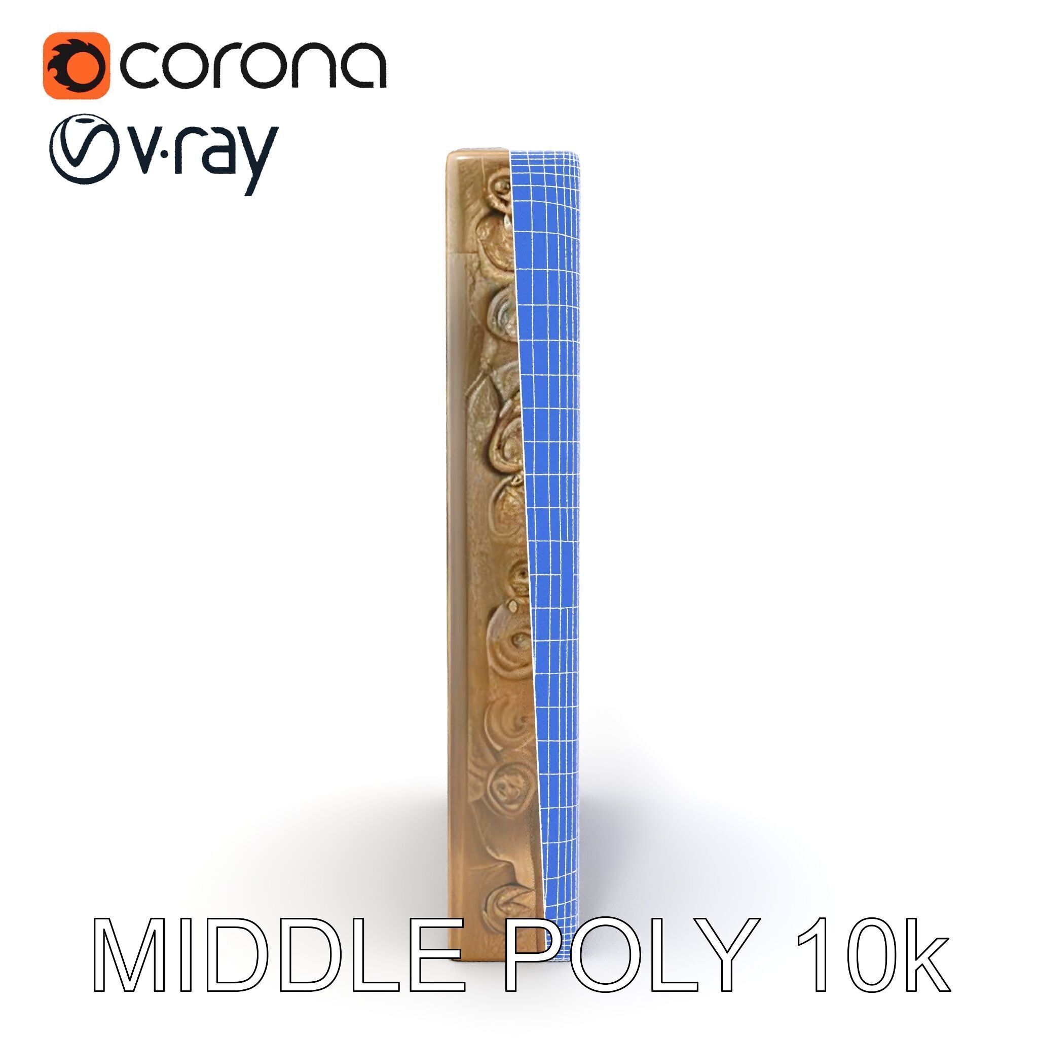 Medieval Wooden Door Model Pack Low-poly 3D model_25