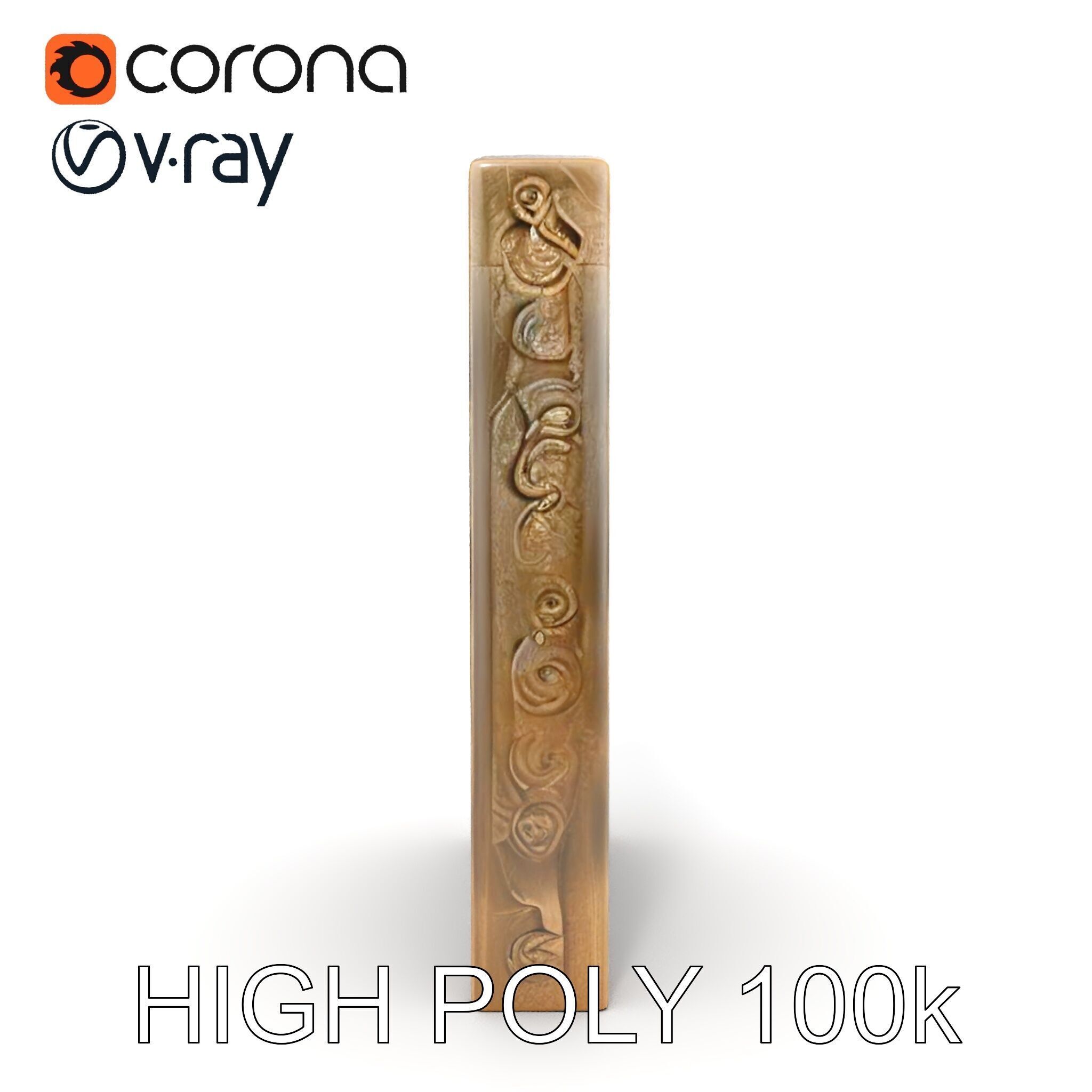 Medieval Wooden Door Model Pack Low-poly 3D model_21