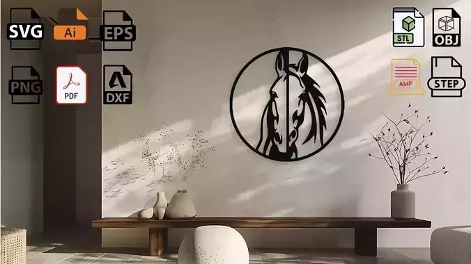 Horse Head Wall Decor