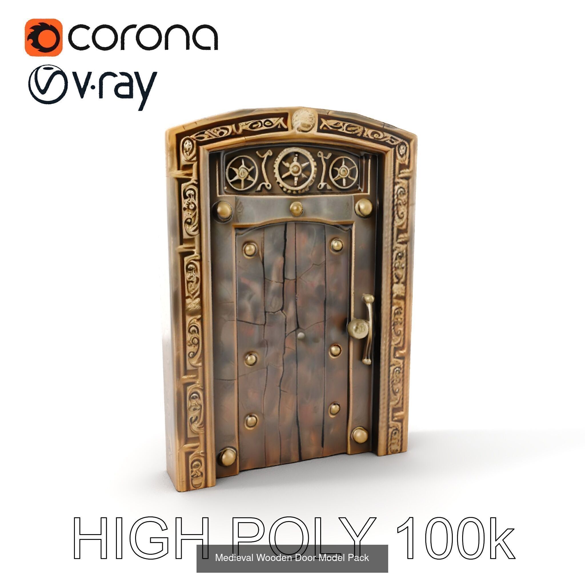 Enchanted Stone Doorways  3D Model Collection_42