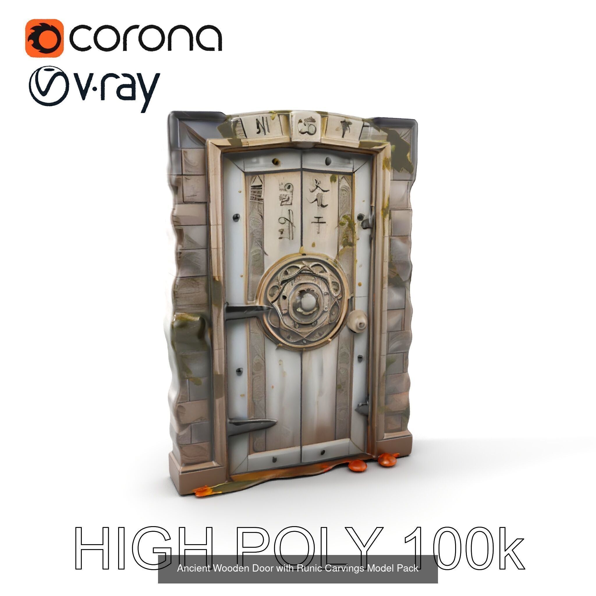 Enchanted Stone Doorways  3D Model Collection_39
