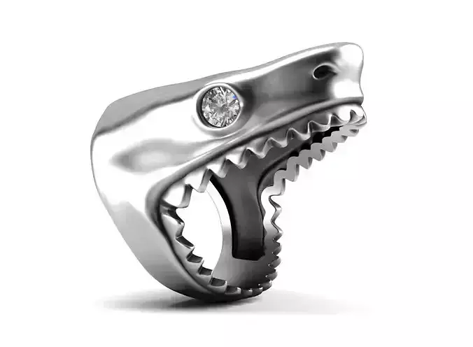 Shark attack ring 