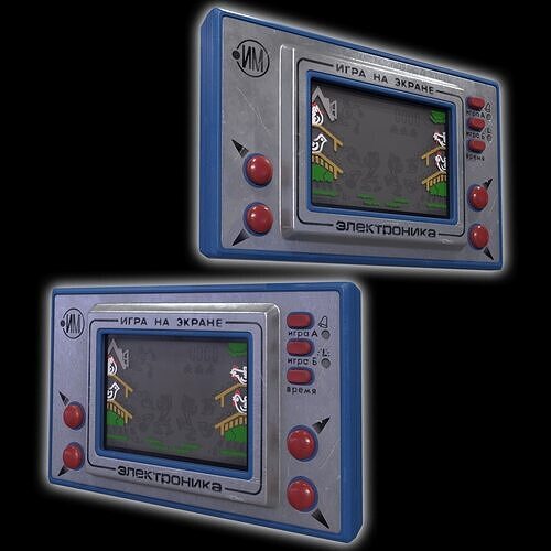 Elektronika IM-02 Low-poly 3D model