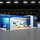 3d exhibition booth 3D model_8