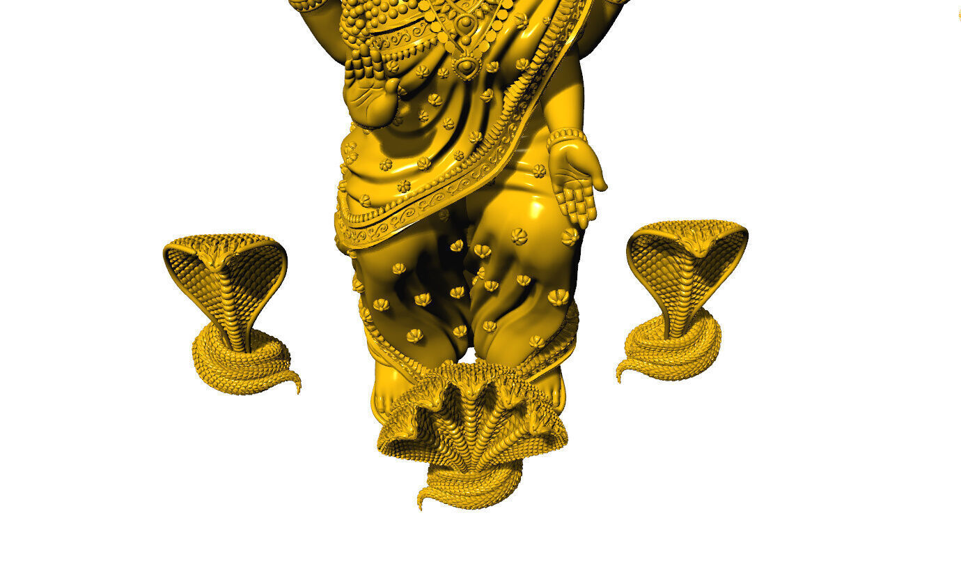 Shanta Durga 3d idol 3D print model_8