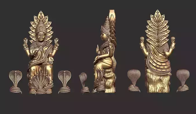Shanta Durga 3d idol