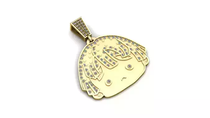 Children Baby Pendant 3D Printable Model