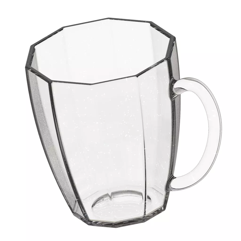 Premium Decagonal Tumbler 3D print model_0