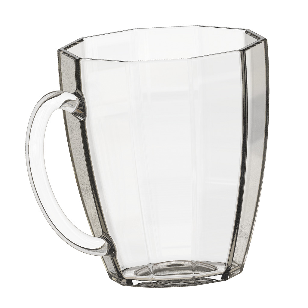 Premium Decagonal Tumbler 3D print model_1