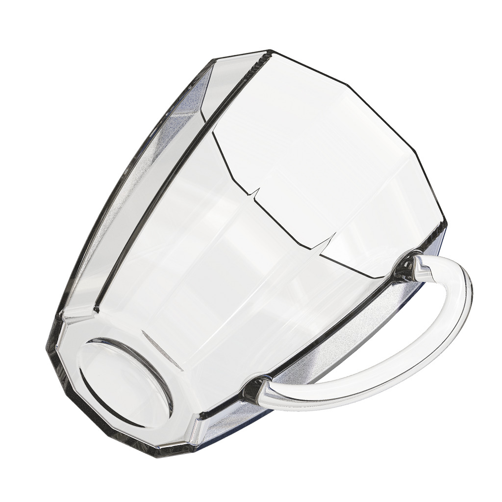 Premium Decagonal Tumbler 3D print model_3