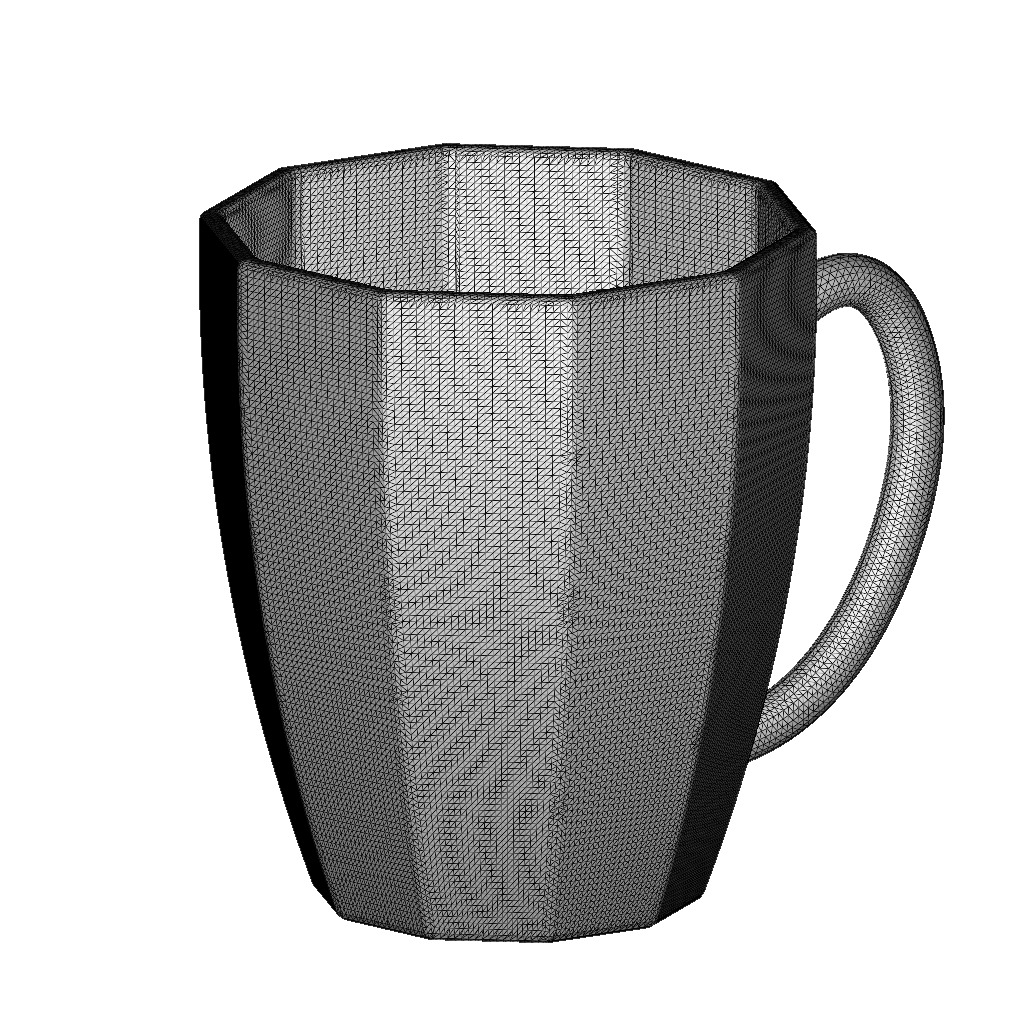 Premium Decagonal Tumbler 3D print model_4