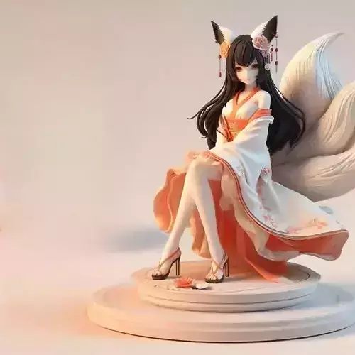 904 Fox Spirit Woman in Pu Song Ling Style beast