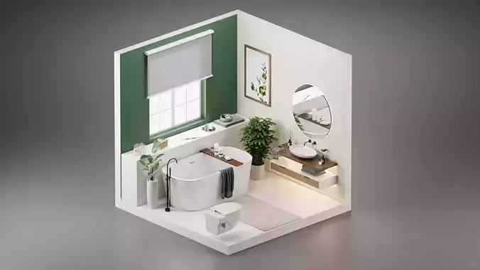 Bathroom interior