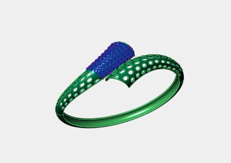 Fashion Bracelet 3D print model_2