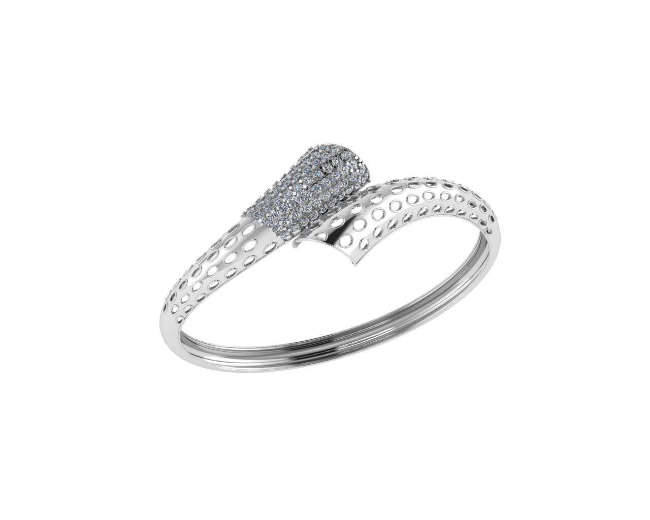 Fashion Bracelet 3D print model_1