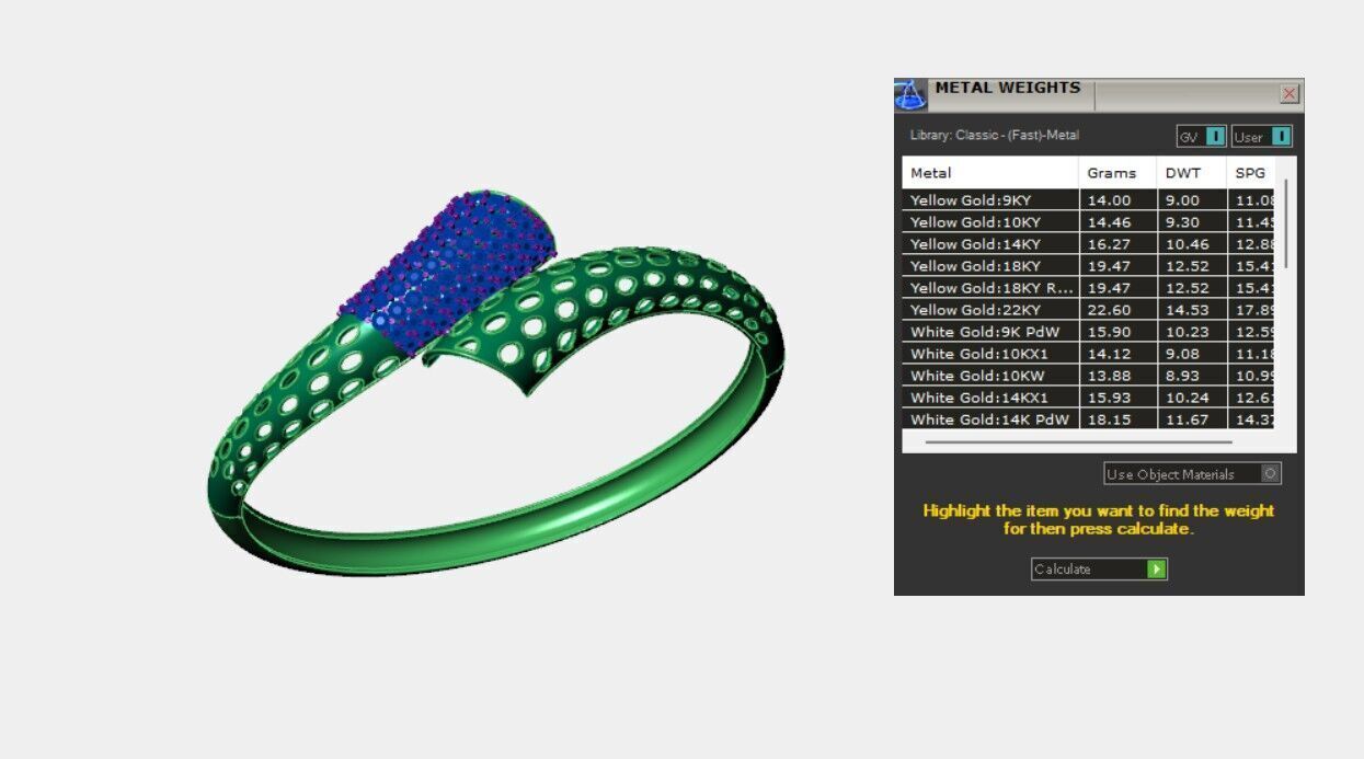 Fashion Bracelet 3D print model_4