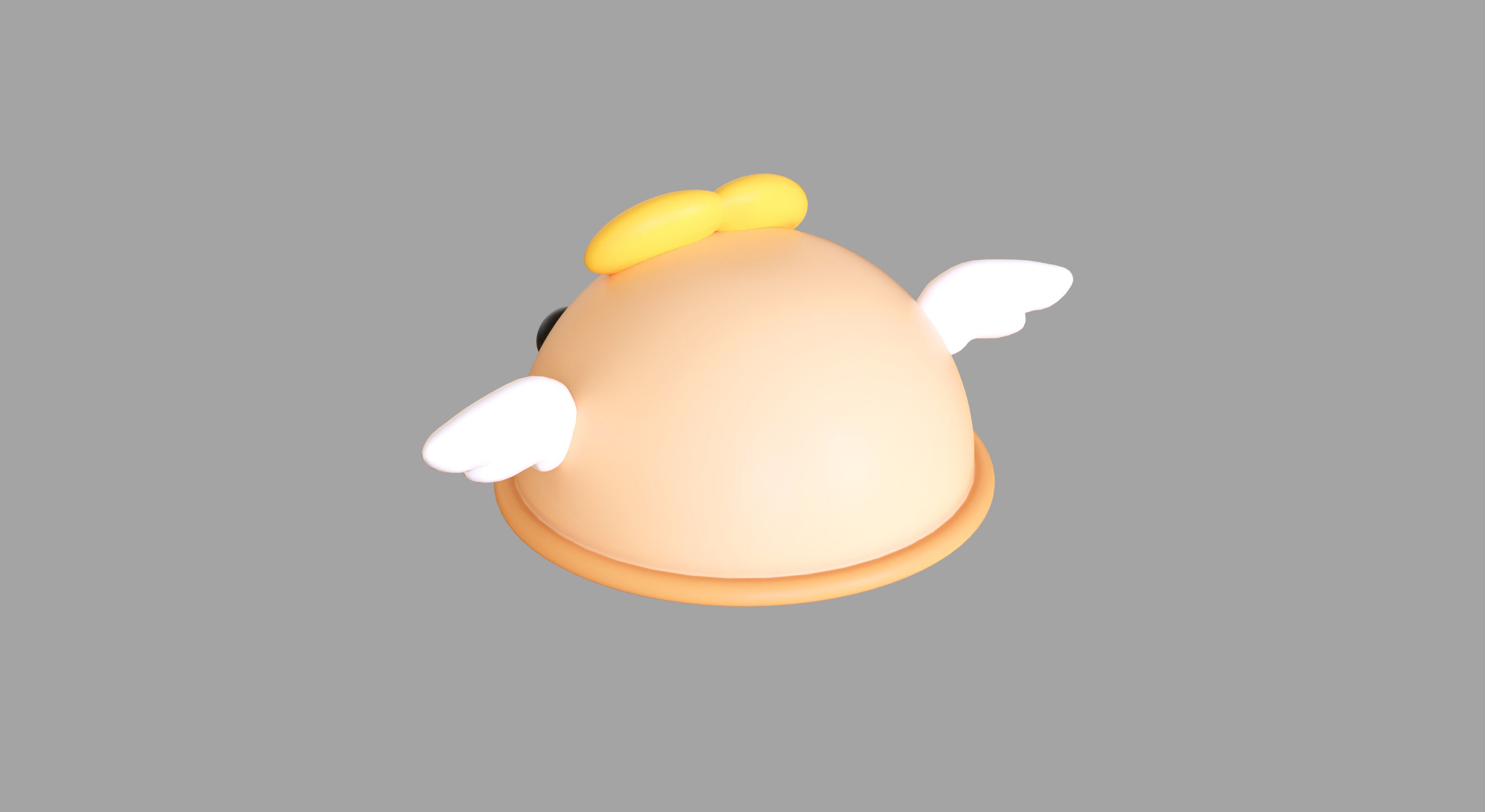 Low-Poly Angle Hat Low-poly 3D model_2